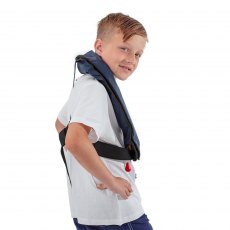 Bluewave Childs Navy Automatic 150N Gas Lifejacket with harness - Grade A Bluewave Childs Navy Automatic 150N Gas Lifejacket with harness - Grade A