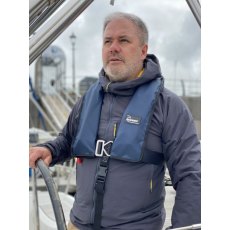 Bluewave Navy 150N Automatic Lifejacket with Harness & crutch strap - Grade A Bluewave Navy 150N Automatic Lifejacket with Harness & crutch strap - Grade A