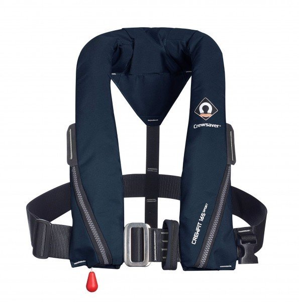 Crewsaver Crewsaver Crewfit 165N Sport Automatic Harness Life Jacket - Navy Blue - Grade A