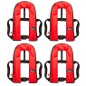 Bluewave Set Of Four Bluewave Red 150N Automatic Lifejackets Plus Storage Bag