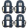 Bluewave Set Of Four Bluewave Navy 150N 'Pull Cord To Inflate' Manual Lifejackets Plus Storage Bag